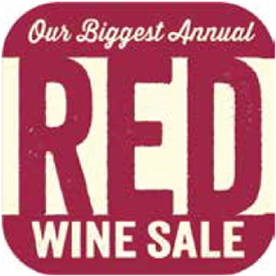 10" Blk Stk Magnet - Red Wine Sale (6) 10" x 10"