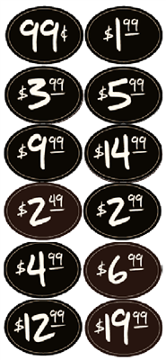 Chalkboard Large Bursts (set of 195) 7.5" x 5.5"