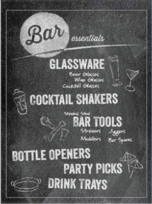 Endcap - Bar Essentials 23" x 32"