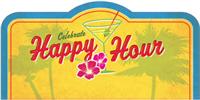 Happy Hour GL 34.5" x 16.75"