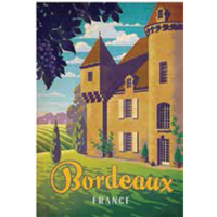 Travel Poster - Bordeaux ?" x ?"