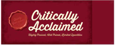 Critically Acclaimed End Panel 30" x 12"