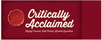 Critically Acclaimed End Panel 30" x 12"