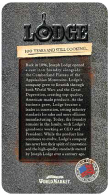 Lodge Aisle Marker 5.5" x 10.25"