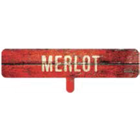 Varietal Bottle Insert - Merlot ?" x ?"