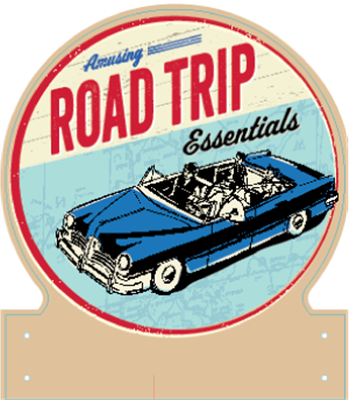 Road Trip Essentials Topper 16" x 18.4"