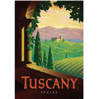 Travel Poster - Tuscany ?" x ?"