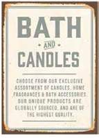 Bath & Candles 23" x 32"