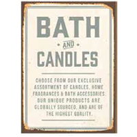 Bath & Candles 23" x 32"
