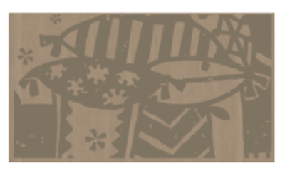 Greeting Card Short Wall Panel D 31.5" x 17.25"