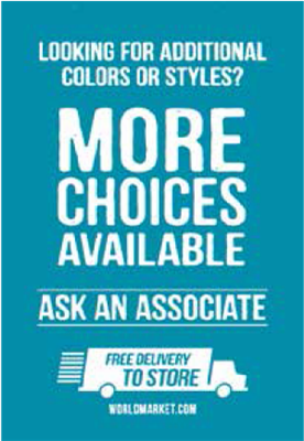 Customer Order Banner Stand 24" x 35"