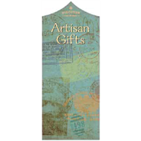 Artisan Gifts (blue) Shirt Tower ?" x ?"