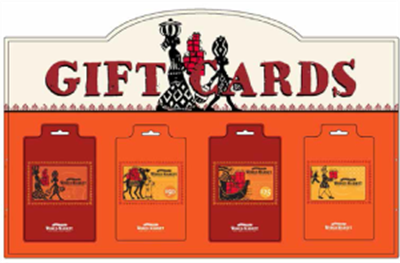Gift Card End Cap 24" x 15"