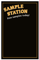 Sample Station Chalkboard 11" x 17"
