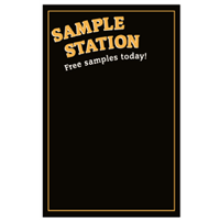 Sample Station Chalkboard 11" x 17"