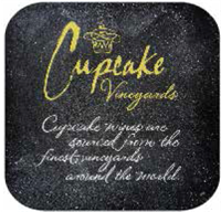 10" Blk Stk Magnet - Cupcake (2) 10" x 10"