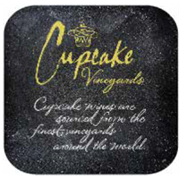 10" Blk Stk Magnet - Cupcake (2) 10" x 10"
