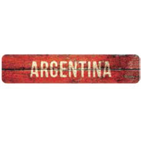 Country Origin Wall - Argentina ?" x ?"