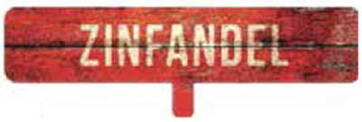 Varietal Bottle Insert - Zinfandel ?" x ?"