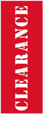 Clearance Aisle Marker 5.5" x 15.5"