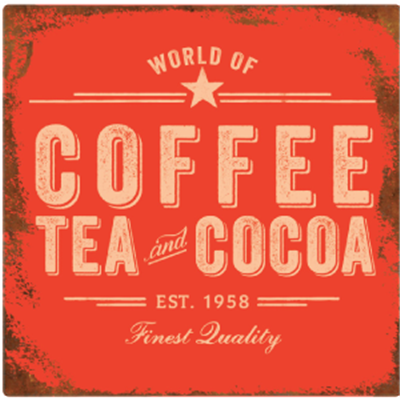 Coffee WW End Cap 23" x 22.75"