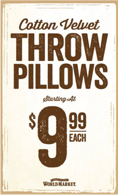 Decor Support - Throw Pillows 5.5" x 9"