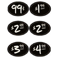 Chalkboard Small Bursts (set of 130) 5" x 3.35"
