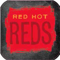10" Blk Stk Magnet - Reds (2) 10" x 10"