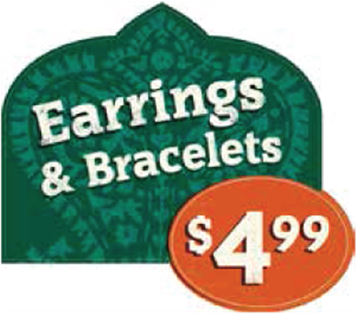 End Cap - Earrings & Bracelets 26.7" x 23.4"