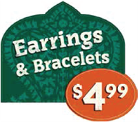 End Cap - Earrings & Bracelets 26.7" x 23.4"