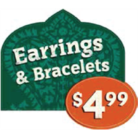 End Cap - Earrings & Bracelets 26.7" x 23.4"