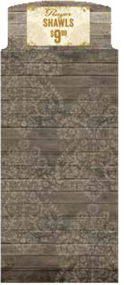 36" Jewelry End Cap - Prayer Shawls 36" x 87.3"