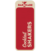 Barware Aisle Marker- Cocktail Shaker 15.5" x 5.5"