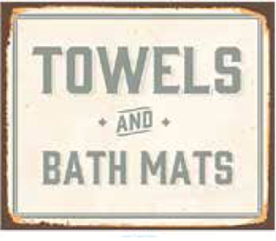 Towels & Bath Mats 25" x 20.75"
