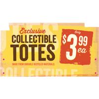 Tote Bag Topper 23.5" x 12.75"