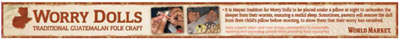 Worry Dolls Shelf Strip 34" x 3"