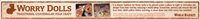 Worry Dolls Shelf Strip 34" x 3"