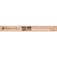 Worry Dolls Shelf Strip 34" x 3"