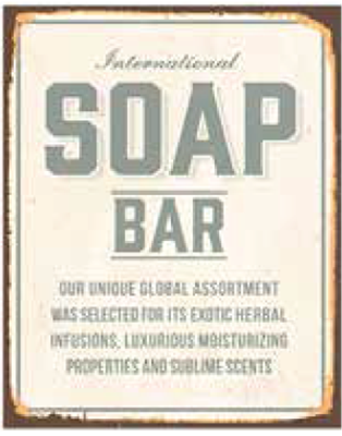 Soap Bar 22.9" x 28.7"