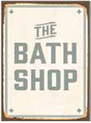 The Bath Shop 10.9" x 14.8"