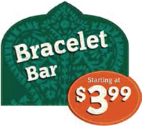 End Cap - Bracelet Bar 26.7" x 23.4"