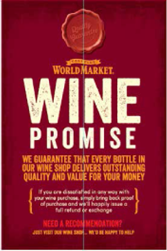 Wine Promise Banner Stand B ?" x