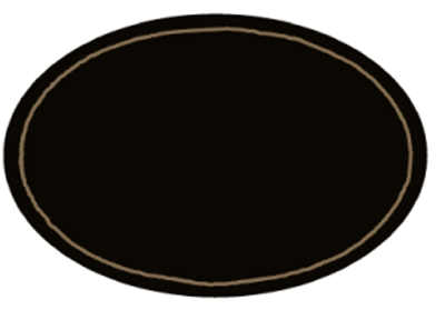 Blank Chalkboard Small Bursts (50) 5" x 3.35"