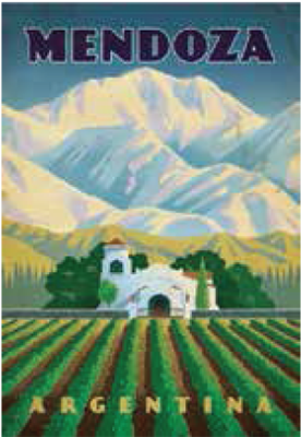 Travel Poster - Mendoza ?" x ?"