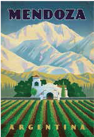 Travel Poster - Mendoza ?" x ?"