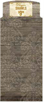 36" Jewelry End Cap - Pashmina 36" x 87.3"