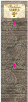 24" Jewelry End Cap - Pashmina 24" x 90"