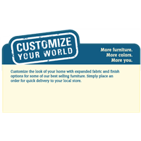 Customize Your World Kiosk Topper ?" x ?"